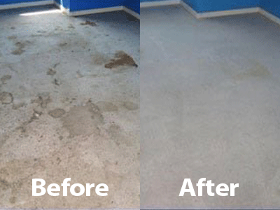 Before and After EcoClean Pet Stain and Odor Removal in Darien